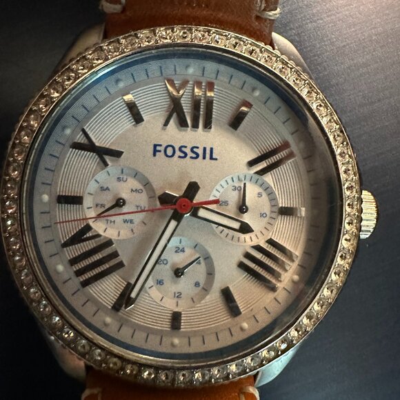 Fossil Accessories Womens Fossil Watch Leather Band Poshmark